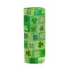 RXYY Green Clover Canvas Pencil Case with Zipper view 3