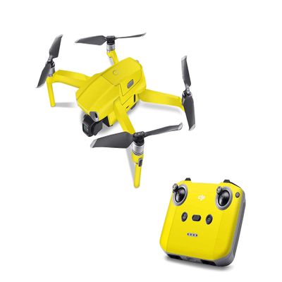 Skins4u Vinyl Skin Decal Wrap Compatible with DJI Mavic Air 2, Solid State Yellow