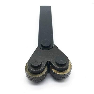 YIJIAN Double-Wheel Knurling Tool, 1.6 mm Linear Pitch