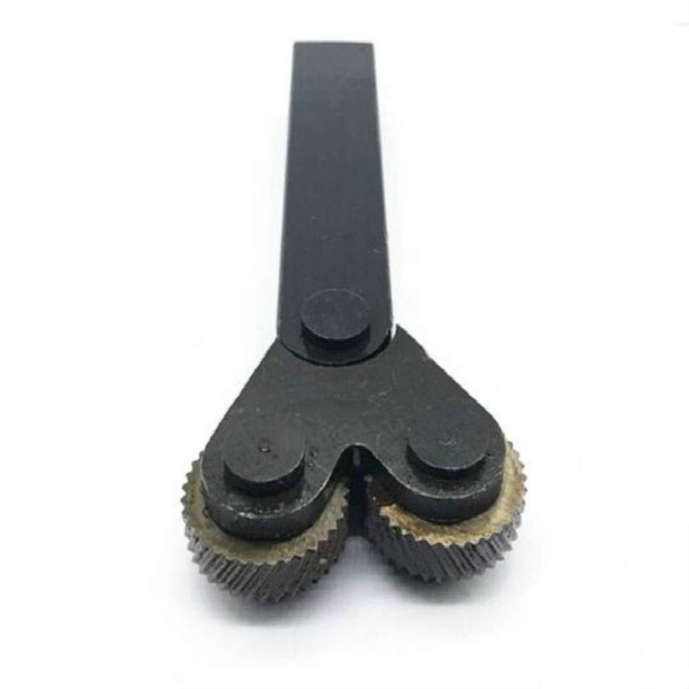 YIJIAN Double-Wheel Knurling Tool, 1.6 mm Linear Pitch