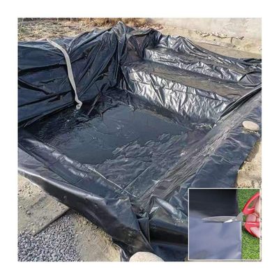 LJIANW PVC Pond Liner, Rectangular HDPE Geomembrane, Tear-Resistant, 0.6 mm Thick, Foldable, for Garden Streams and Duck Ponds