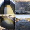 LJIANW PVC Pond Liner, Rectangular HDPE Geomembrane, Tear-Resistant, 0.6 mm Thick, Foldable, for Garden Streams and Duck Ponds view 3