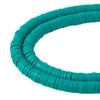 Craftdady 380-Piece 6 mm Flat Round Polymer Clay Heishi Beads, 45 cm Strand view 1