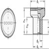 ELESA Knurled Knob, Black Gray, 31 mm Diameter, M10 view 2