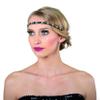 Karnevalsmanufaktur Narrow Black Charleston Headband view 1