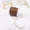 Craftdady 80 Yards/Roll 1 mm Round Waxed Polyester Cord, Saddle Brown view 3