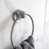 KAIIY Brushed Nickel Stainless Steel Wall-Mounted Towel Ring view 3