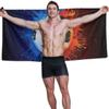 linomo Soccer Ball Galaxy Bath Towel, Absorbent Quick-Dry Towel view 4