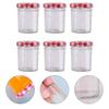 Cabilock 6-Piece Clear Glass Food Storage Jars with Lids view 3