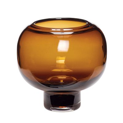 Brown Glass Vase