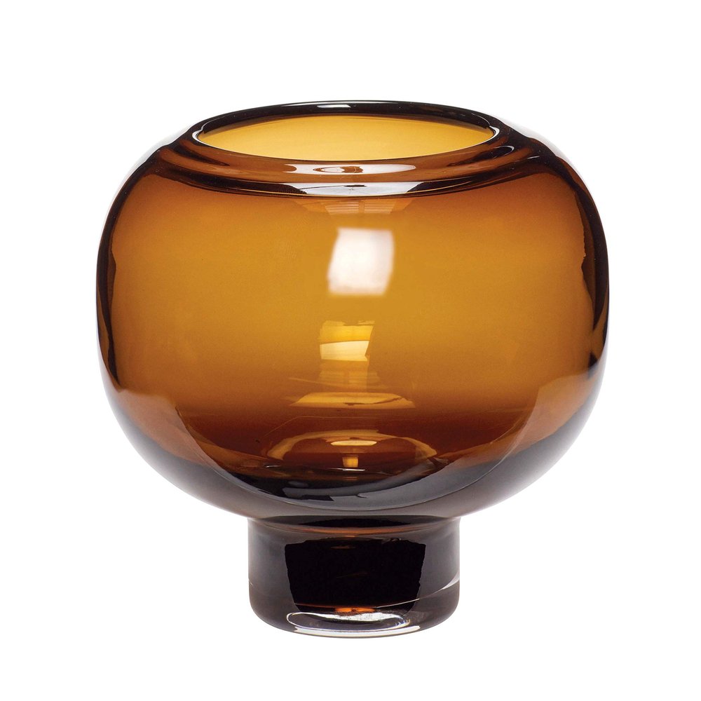 Brown Glass Vase