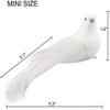 UWIOFF 12-Piece Artificial White Dove Birds view 3