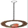 Vivid Arts Hanging Robin Rattan Wreath BG-XW35-G view 1