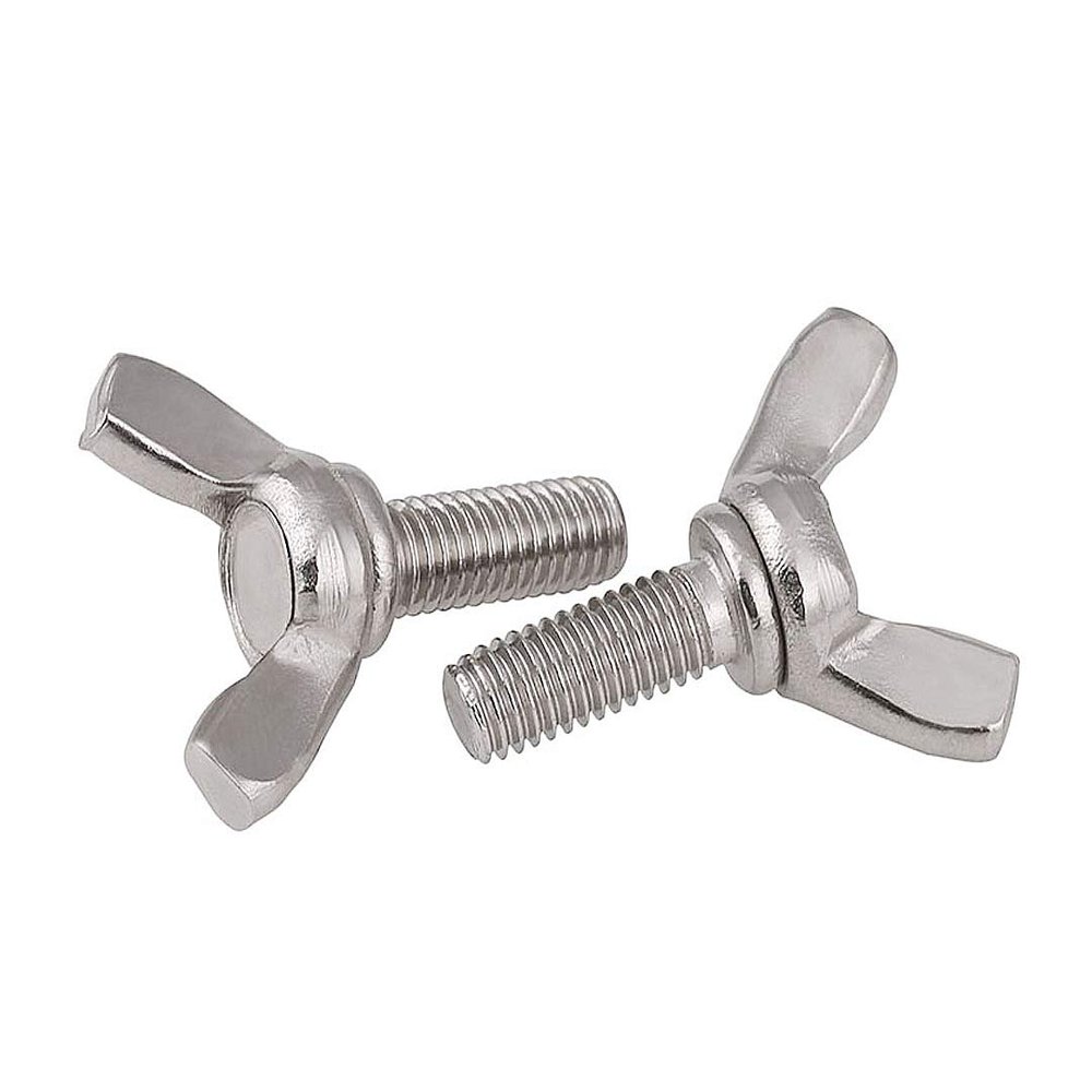 BOZONLI Stainless Steel Wing Screws, M5 x 30 mm, 5-Pack