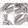 BOZONLI Stainless Steel Wing Screws, M5 x 30 mm, 5-Pack view 3