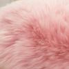 MH MYLUNE HOME Genuine Sheepskin Rug 170 x 60 cm, Soft and Fluffy, Pink view 2