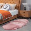 MH MYLUNE HOME Genuine Sheepskin Rug 170 x 60 cm, Soft and Fluffy, Pink view 4