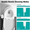MSQL Non-Electric Bidet Toilet Seat Attachment, Self-Cleaning Dual Nozzle, Feminine Wash, White, EU view 4