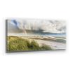 BilderKing Breathtaking North Sea Canvas Wall Art, 110 x 50 cm – Clouds over the Wadden Sea view 1