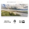 BilderKing Breathtaking North Sea Canvas Wall Art, 110 x 50 cm – Clouds over the Wadden Sea view 2