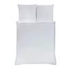 Sleepdown Block Microfiber Bedding Set with Pillowcase, White, 135 x 200 cm + 1 x 80 x 80 cm view 3