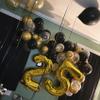 100 cm Large Gold Number 5 Foil Balloon, Giant Mylar Helium Balloon for Birthday Party Decorations view 4