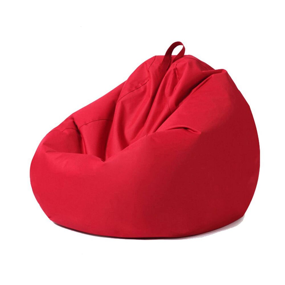 STTC Outdoor Waterproof PVC Bean Bag Cover, Red, S