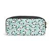 HMZXZ RXYY Cute Panda Polka Dot Pencil Case, Large Capacity Zipper PU Leather Stationery and Makeup Bag view 2