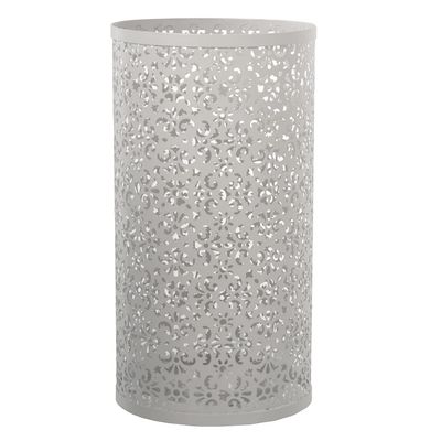 DRW Umbrella Stand, Metal, White, Standard