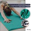 Bodhi Grip Yoga Towel | Non-Slip Microfiber Towel | Hot Yoga Towel | Night Blue/Dusty Moon view 3
