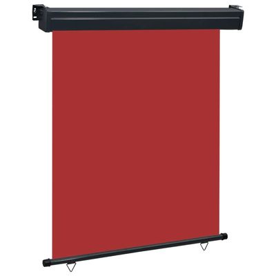 Tidyard Outdoor Roller Blind, Patio Roller Blind (140 x 250 cm), Red
