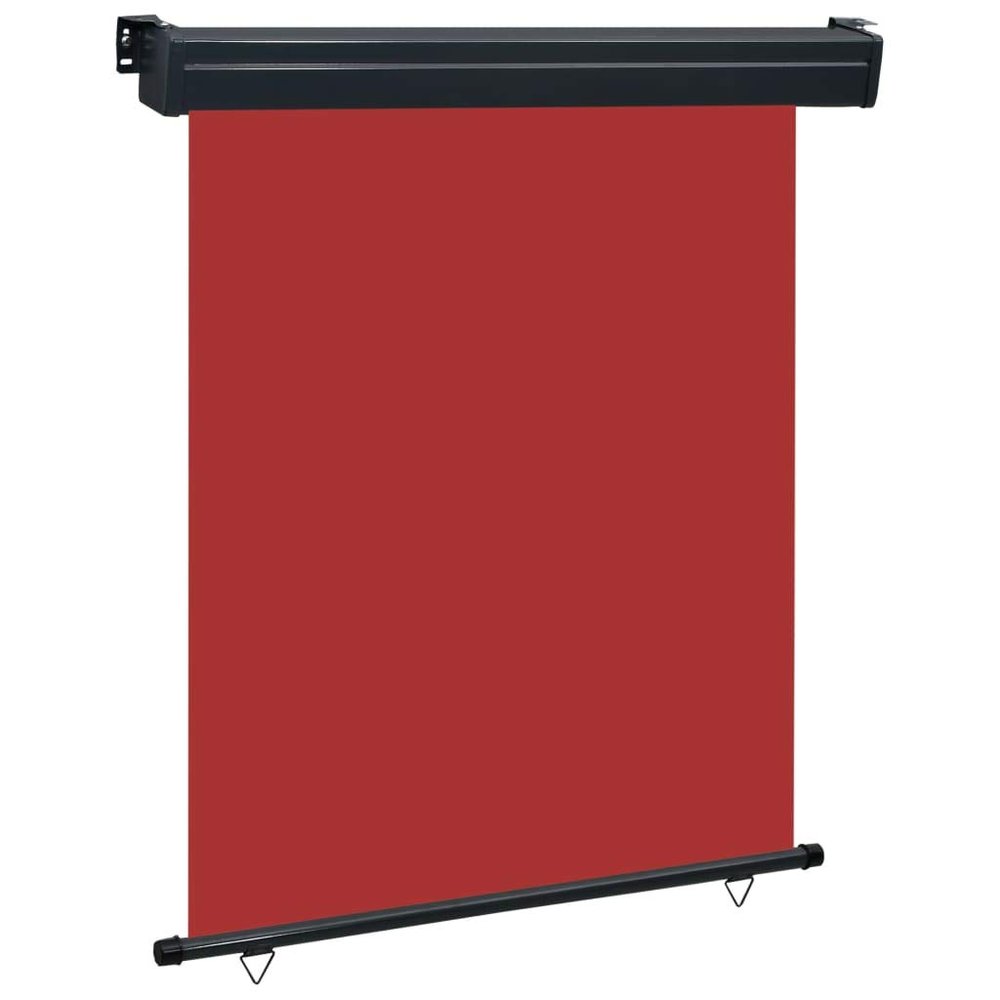 Tidyard Outdoor Roller Blind, Patio Roller Blind (140 x 250 cm), Red
