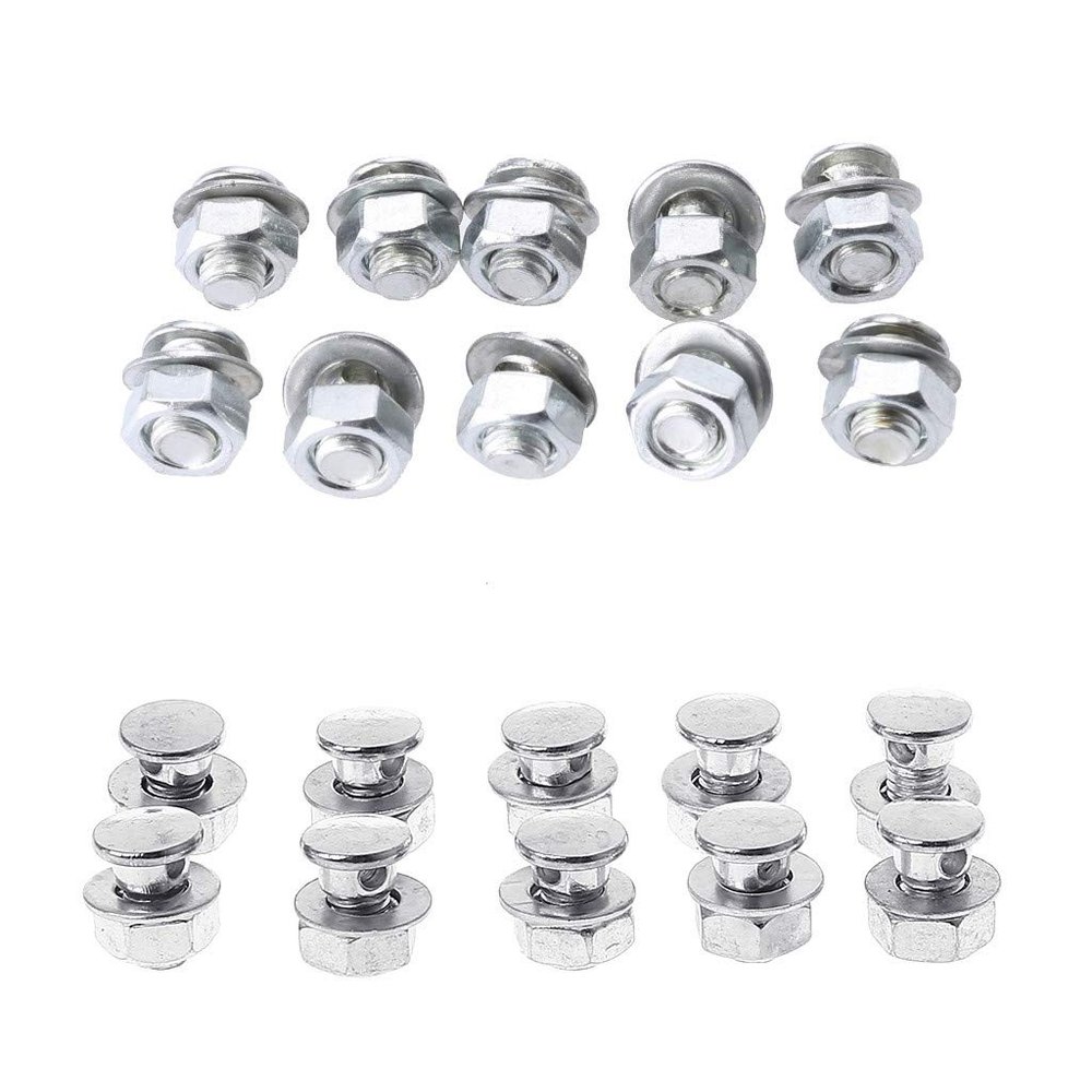 WOWOWO 10-Piece Bicycle Brake Cable Adjuster Screws