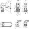 Cam Lever Clamping Device, Fixed Support Washer, Red, 101 mm Lever, M10 Threaded Bushing view 2