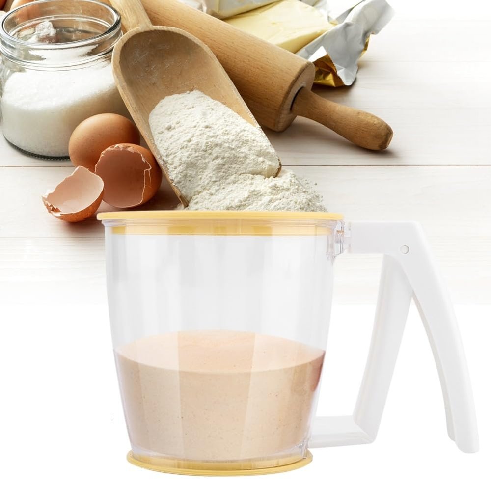Nikou Handheld Flour Sifter with Lid