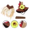 TOYANDONA Halloween Scarecrow Costume Accessory Set view 2