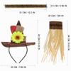 TOYANDONA Halloween Scarecrow Costume Accessory Set view 3