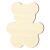 Wooden Teddy Bear – Craft Decoration, 3–50 cm, Pack of 100, Height: 33 cm view 1