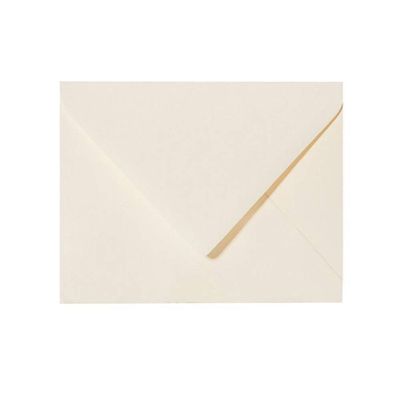 Paper24 75 DIN C6 Envelopes, 114 x 162 mm, Gummed, Delicate Cream