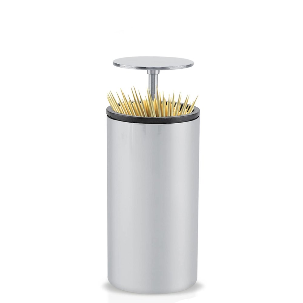 cigemay Hygienic Toothpick Dispenser, Automatic Fully Enclosed Toothpick Box for Home, Restaurants, and Bars