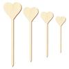 Wooden Heart Flower Stake, 25 cm view 2