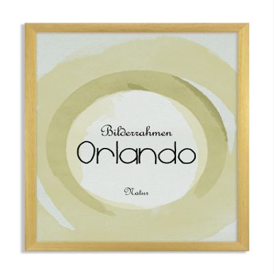 BIRAPA Orlando Picture Frame, 40 x 60 cm, Natural Solid Wood, 1 mm Anti-Reflective Acrylic Glazing