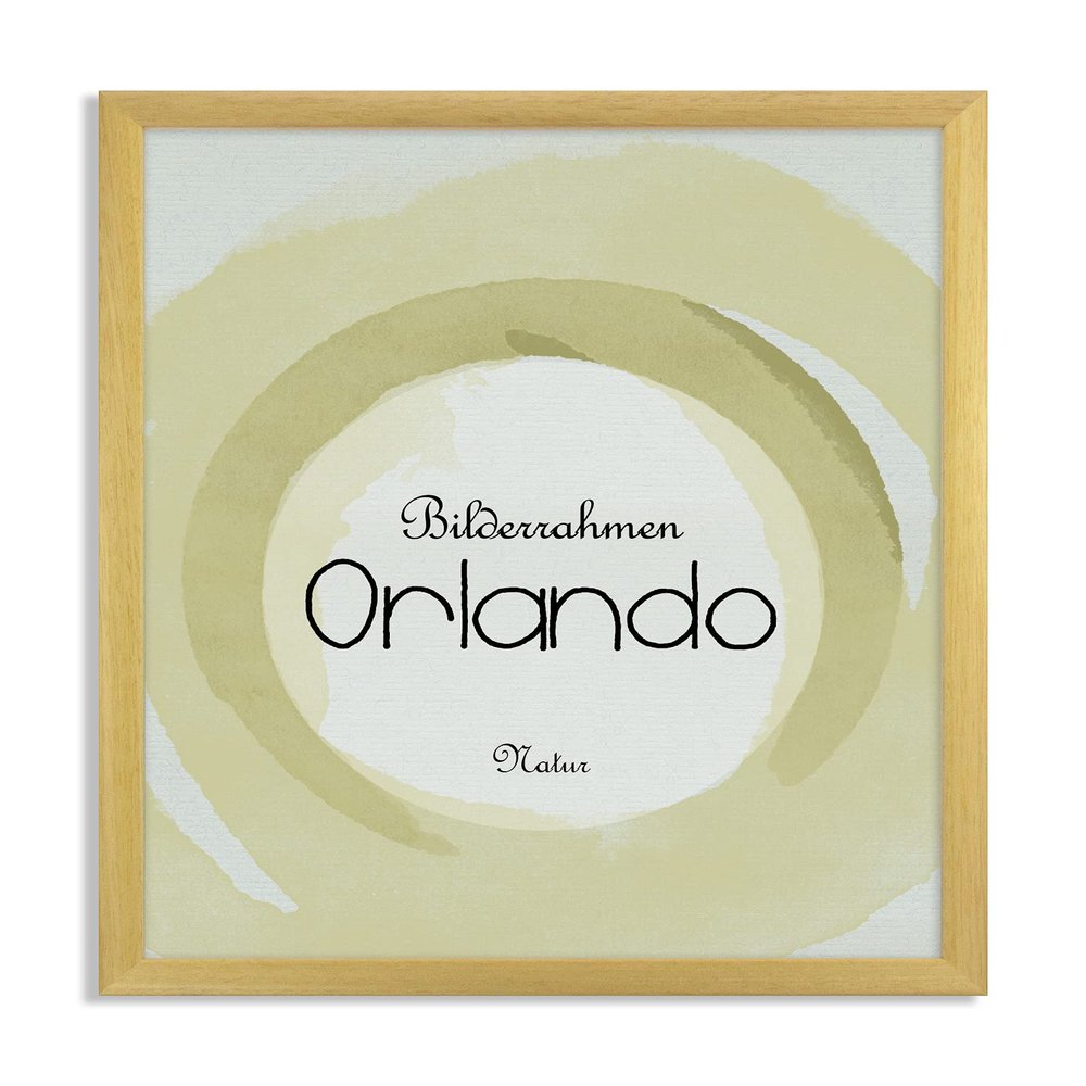 BIRAPA Orlando Picture Frame, 40 x 60 cm, Natural Solid Wood, 1 mm Anti-Reflective Acrylic Glazing