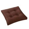 Padded Chair Cushion for Garden and Dining Chairs, Coffee, 50 x 50 cm view 1
