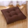 Padded Chair Cushion for Garden and Dining Chairs, Coffee, 50 x 50 cm view 2