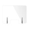 HUOQILIN Acrylic Sneeze Guard with Pass-Through, 60 x 60 cm view 1