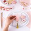 Gnrique 6 Bottle-Shaped Place Cards, Pink and Gold view 2