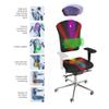 KULIK SYSTEM VICTORY Ergonomic Office Chair with Headrest – Beige view 4