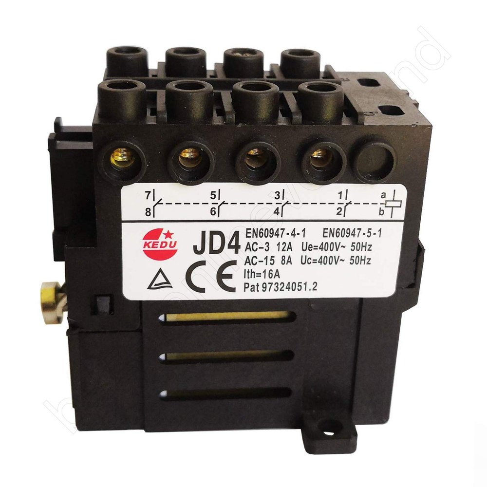 BUZE Original KEDU JD4 Motor Contactor Relay, 4 NO Contacts, 380–400 V, 50 Hz