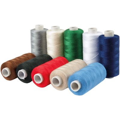 Bestlivings Sewing Thread – 10 Spools, 500 m Each, Mixed Colors, Ne 40/2